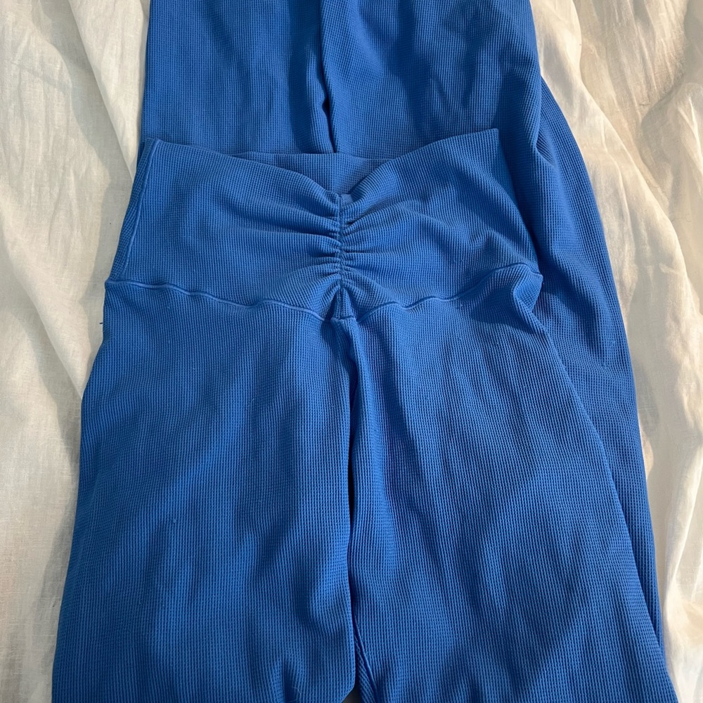 aerie blue flair leggings